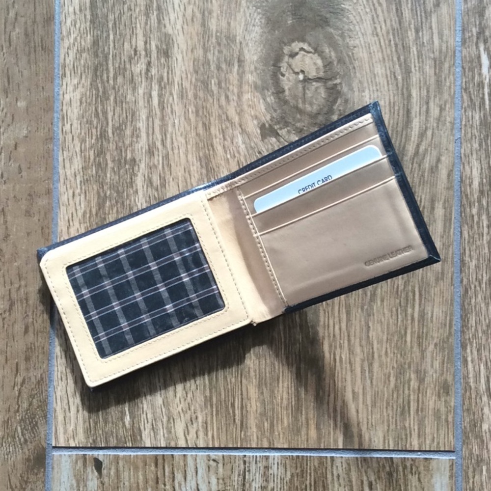 😎New Men wallet two toned vintage RARE